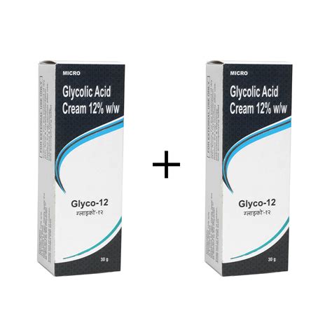 Glyco 12 Glycolic Acid Cream 30gm Pack Of 2