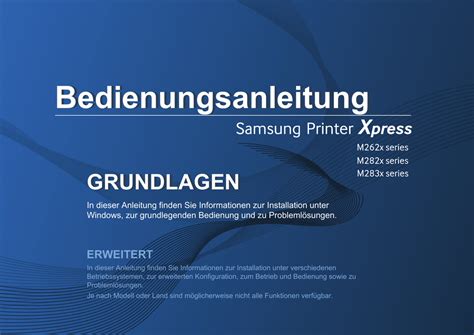 And mac os users only. Samsung M262X Treiber - Drucker Die Von Windows 10 In Der Druckfunktion Unterstutzt Werden ...