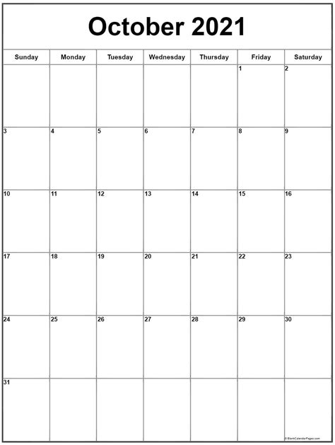 These are a great fit for your binder planner, and as always, completely free. Printable Calendar October 2021 Free : 24+ October 2021 ...