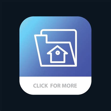 Home File Setting Service Mobile App Button Android And Ios Line