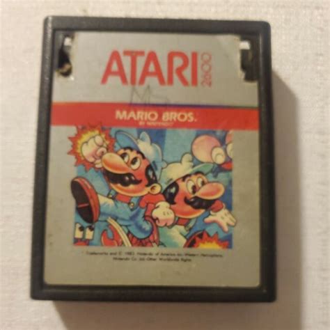 Mario Bros Atari 2600 1983 For Sale Online Ebay