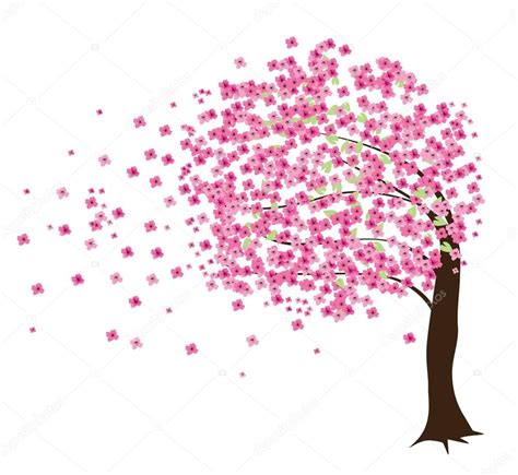 Cherry Tree Stock Vector Image By ©lilac Design 43116619