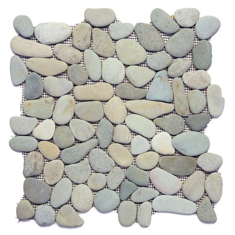 Solistone River Rock Turquoise 12 In X 12 In X 127 Mm Natural Stone