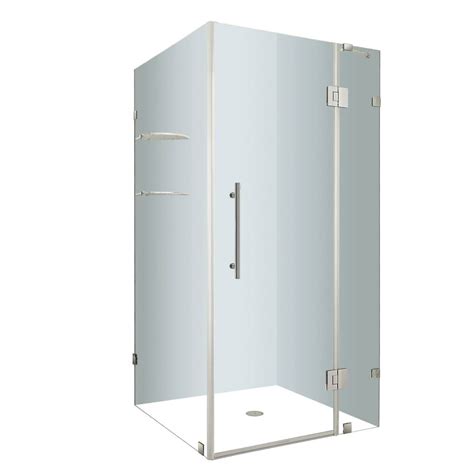 Aston Avalux Gs 32 Inch X 32 Inch X 72 Inch Frameless Shower Stall With