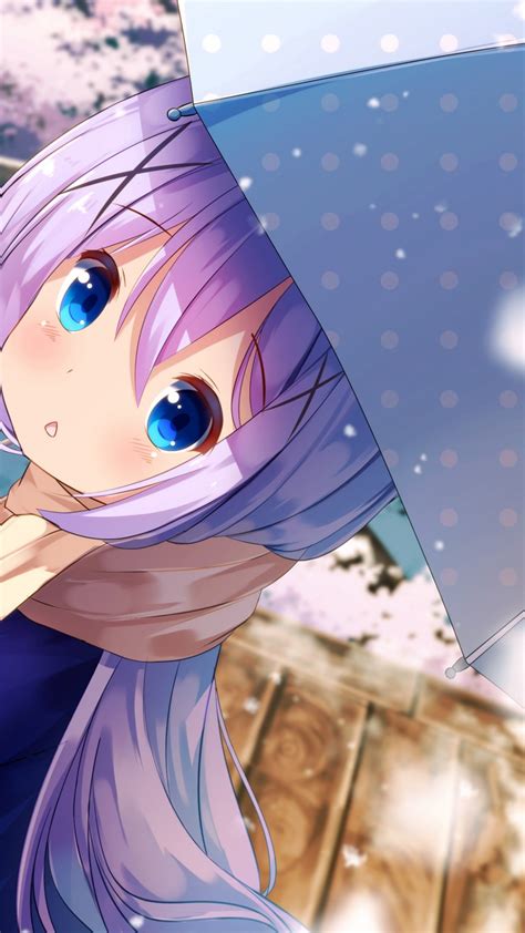 Anime wallpapers in 3840x2160 resolution. Chino Kafuu 4K Wallpaper, Anime girl, Cute, Spring ...