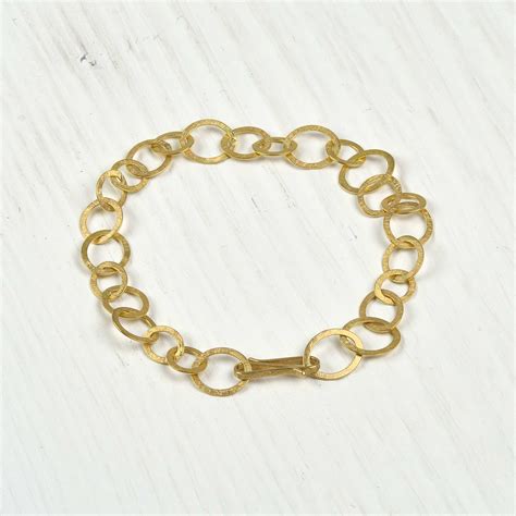 18ct Gold Handmade Bracelet Mh Goldsmith