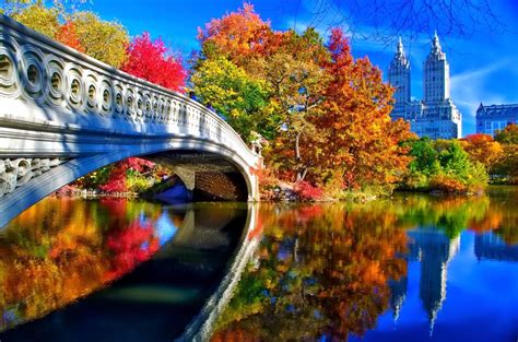 Autumn Central Park New York Wallpapers Wallpaper Cave