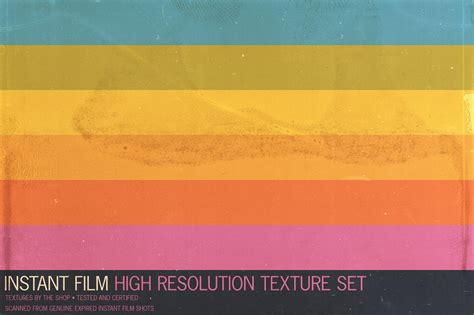 The Expired Instant Film Texture Pack On Behance