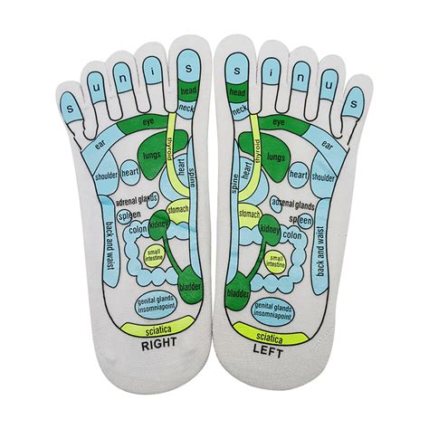 Acupressure Reflexology Socks Physiotherapy Massage Relieve Tired Feet