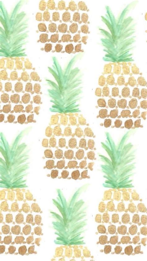 Cute Backgrounds Pineapple Art Print Pineapple Art