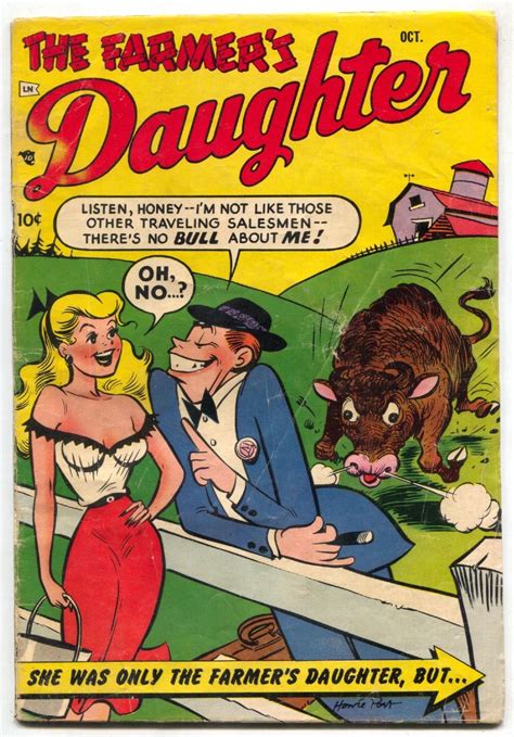 farmer s daughter 5 1954 last issue rare spicy good girl art humor comic romance