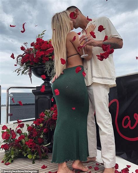 Tammy Hembrow Flaunts Her Huge Diamond Engagement Ring After Getting