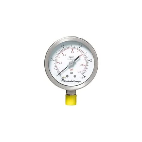Buy Pi Controls Europe 4 100 Mm Dial Full Stainless Steel Pressure