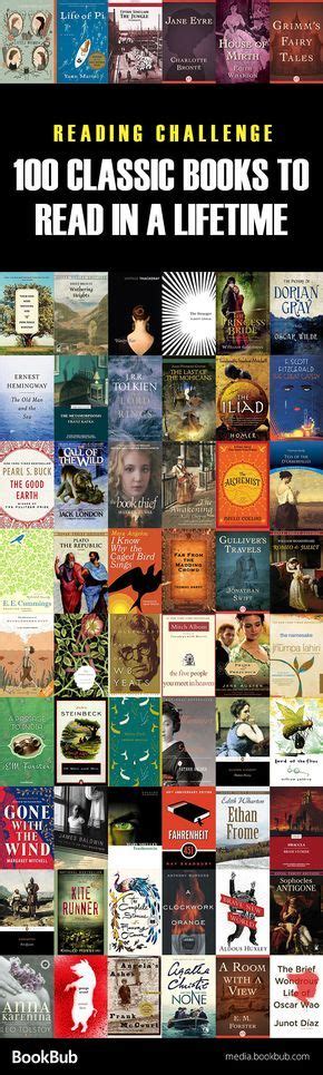 Reading Challenge 101 Classics To Read In A Lifetime Classics To