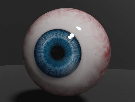 Human Eye 3d Rigged Cgtrader