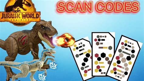 Jurassic World Scan Code Indominus Rex