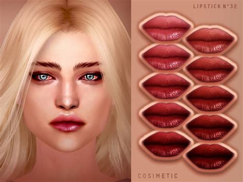 Lipstick N32 By Cosimetic At Tsr Sims 4 Updates
