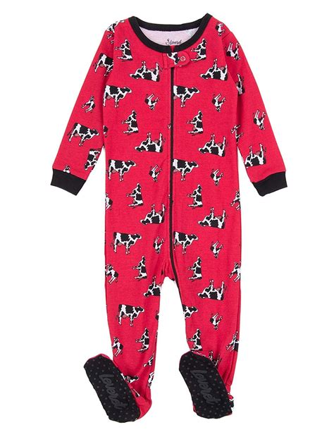 Leveret Leveret Kids Pajamas Baby Boys Girls Footed Pajamas Sleeper
