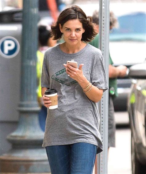 Katie Holmes Spotted Wearing Diamond Ring While In New Orleans