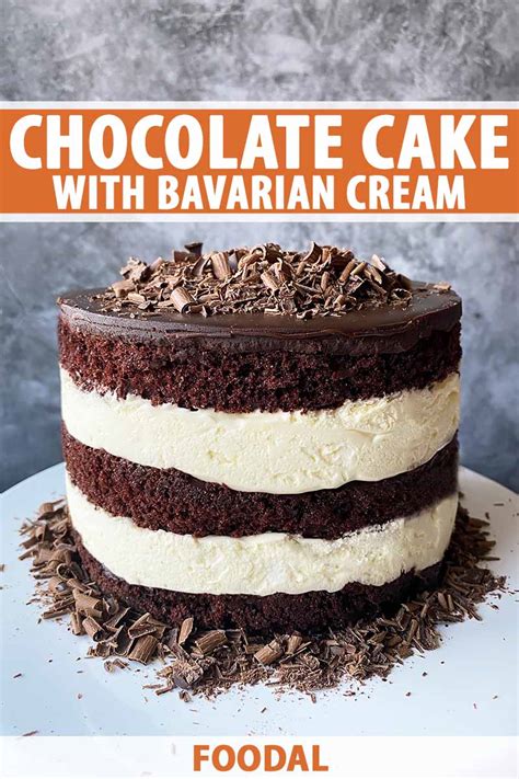 1 year in how do you figure out the expiration date on pastry fillings. Chocolate Cake With Bavarian Cream Filling | Foodal