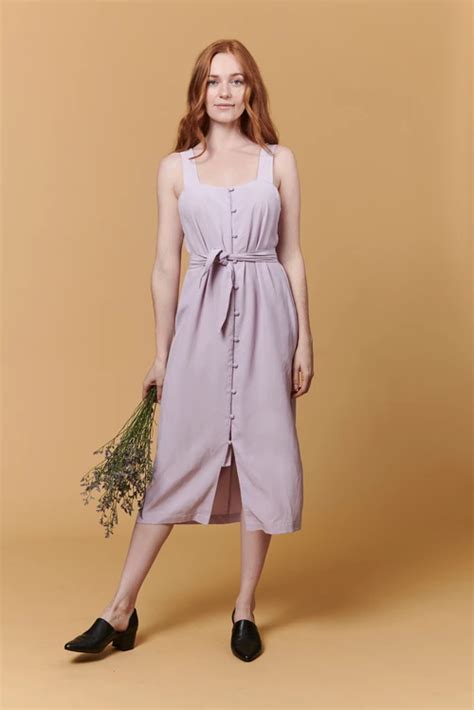 Samantha Dress In Lavender · Whimsy And Row Sustainable Clothing