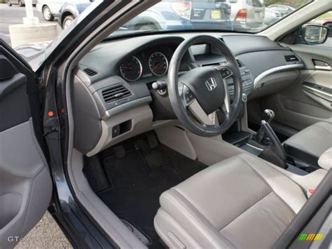 Gray Interior 2008 Honda Accord Ex L Sedan Photo 61144940