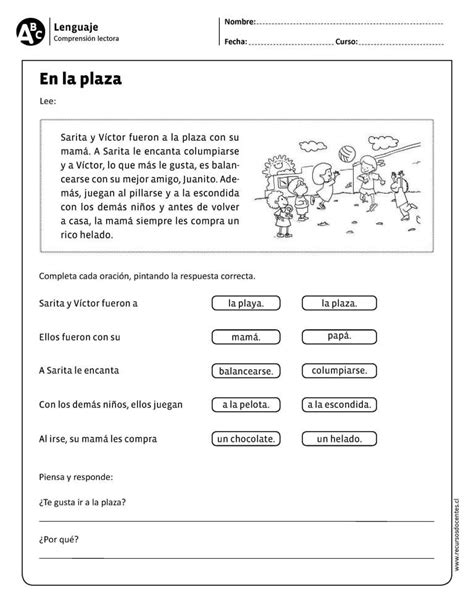 Pin En ComprensiÓn Lectora Para Infantil Y Primer Grado