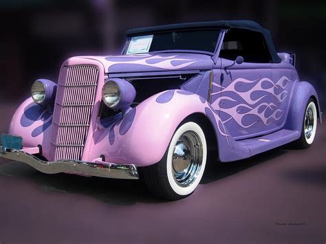 Purple 1935 Hot Rod Car Photograph By Thomas Woolworth Pixels