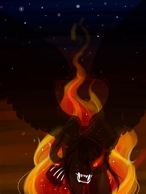 A Beast Of Flame By Firregani On Deviantart