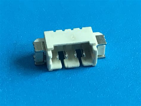 tin plated 1 25mm pitch pcb smt header connector pa66 housing brass 2 pin connector