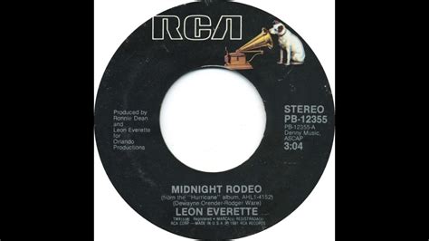 Leon Everette Midnight Rodeo 1981 YouTube