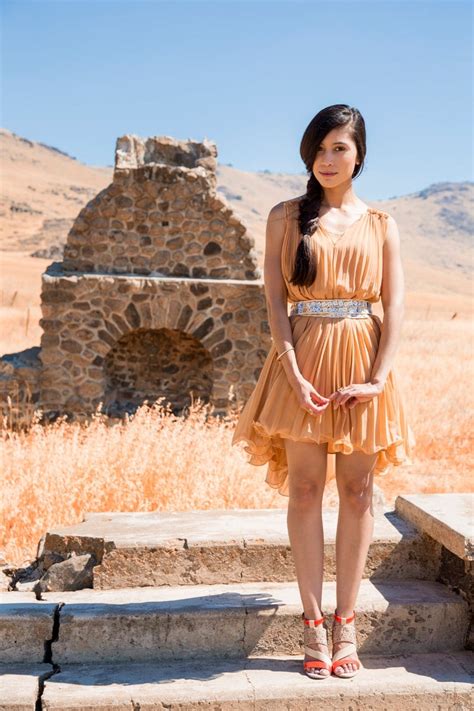 A Nude Pleated Dress For Summer