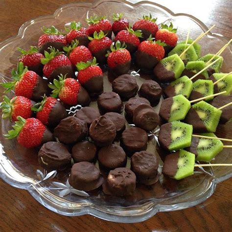 Chocolate Dipped Fruit A Dessert Platter Idea For Your Summer
