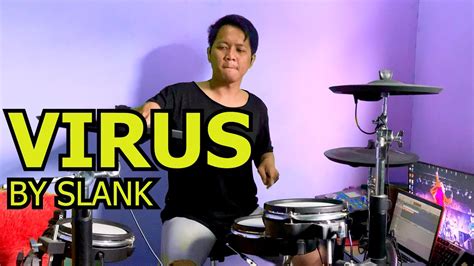 slank virus drum cover youtube