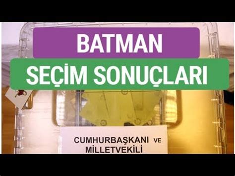 HDP Batman Milletvekilleri Listesi 2018 Batman Sonucu DuckNews TV YouTube