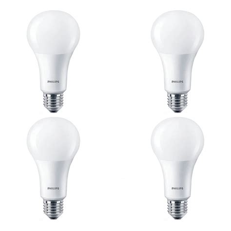 Philips 100w Equivalent Daylight A21 Led Light Bulb 4 Pack The Home