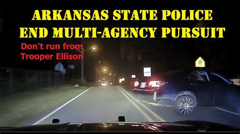 Arkansas State Police Trooper Ellison Quickly Ends Multi Agency High