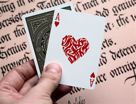 Ace Of Hearts Playing Card Design By Evgeniy Berd On Dribbble