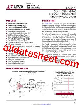 Ltc Datasheet Pdf Analog Devices