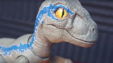 Mattel Jurassic World Dino Rivals Primal Pal Velociraptor Blue Od My