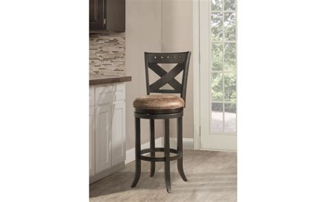 Hillsdale Furniture Brantley Stool Deep Brown Finish Home And Kitchen