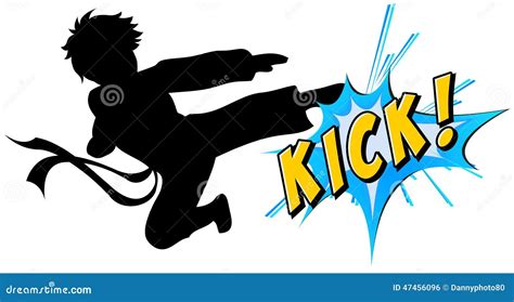 Kick Stock Vector Illustration Of Background Clipart 47456096