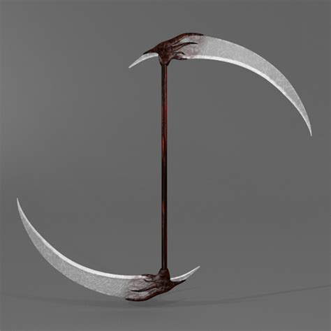 3d Model Double Scythe