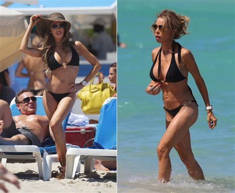 Lisa Hochstein In Miami Celebrity Beach Bodies 2014 Celebrity Beach