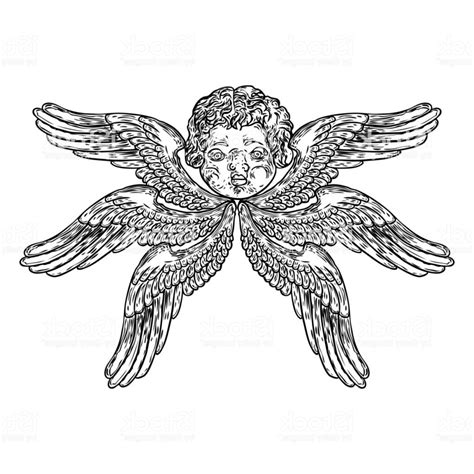 Baby Angel Wings Vector At Collection Of Baby Angel