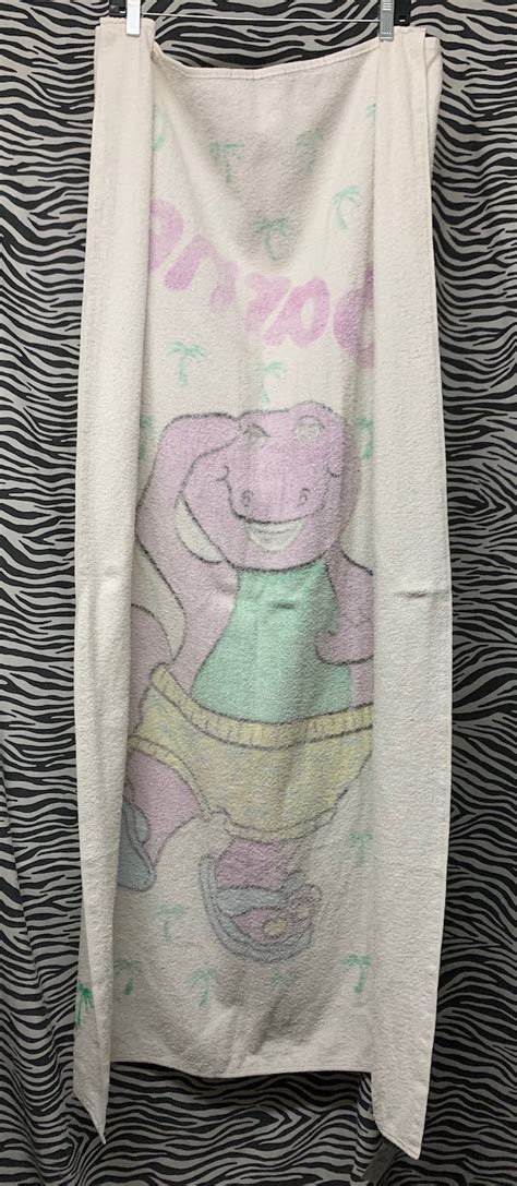 Barney The Dinosaur Towel East Village Vintage Collective