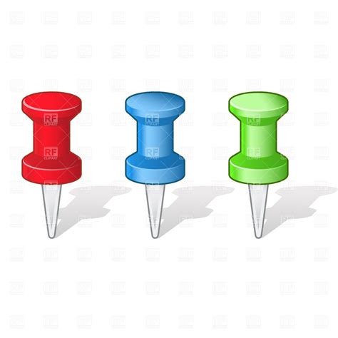 Pushpins Clipart Clipground
