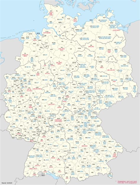 Datei Kfz Kennzeichen In Deutschland Svg Wikipedia Karte Bundesländer Landkarte Deutschland