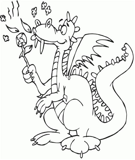Cool flying fire breathing dragon with sword vector color illustration, isolated for easy editing. Fire Breathing Dragon Coloring Pages - Coloring Home