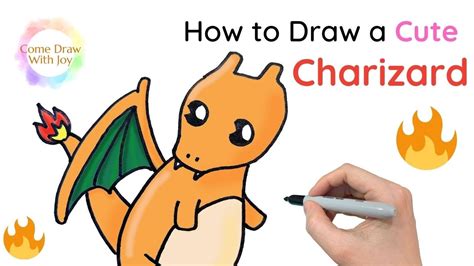 How To Draw Charizard Easy Step By Step How To Draw A Pokemon